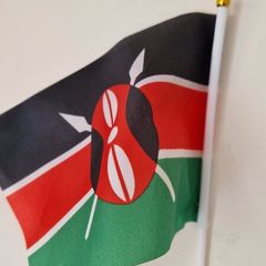 Kenya Desk Flag