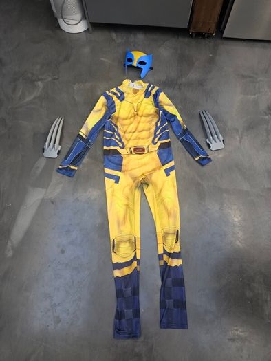 Marvel Wolverine Kids Fancy Dress Costume Set with Mask and Claw