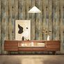 NEW SALE | Brown Wood Wallpaper Rustic Peel and Stick Wallpaper Blue Self Adhesive Contact Paper Sticky Back Plastic Vinyl Film Removable Waterproof Roll for Bedroom Bathroom Sitting Room 44.5x500cm Image 2
