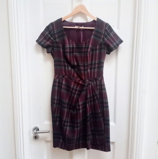 Pepperberry tartan wool smock dress, 10 BNWT
