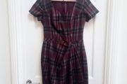 Pepperberry tartan wool smock dress, 10 BNWT