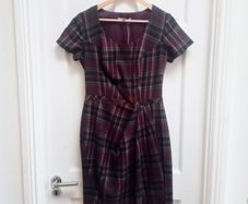 Pepperberry tartan wool smock dress, 10 BNWT