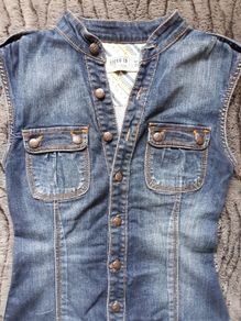 Denim "Sicko19" Dress. Size 8
