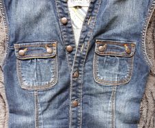 Denim "Sicko19" Dress. Size 8