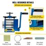 Rolling Mill 4.4"/112mm Jewelry Rolling Mill Machine Gear Ratio 1:2.5 Wire Roller Mill 0.1-7mm Press Thickness Manual Combination Image 4