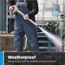 Waterproof Bib Brace Navy Blue Trousers Breathable Windproof S-XXL 521 Image 5