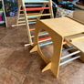 Kids wooden climbing frame and slide Image 3