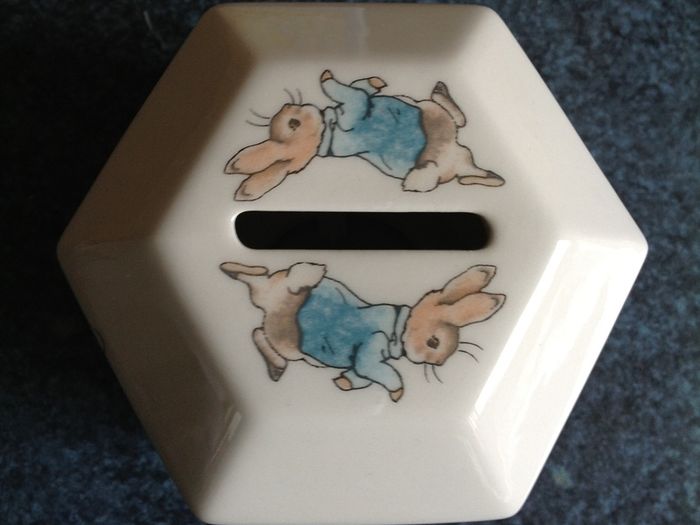Peter Rabbit Money Box by Wedgwood - 1993