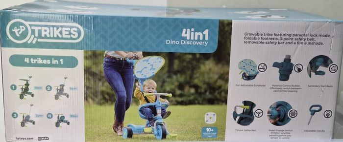 TP Toys Dino Discovery 4 In 1 Trike