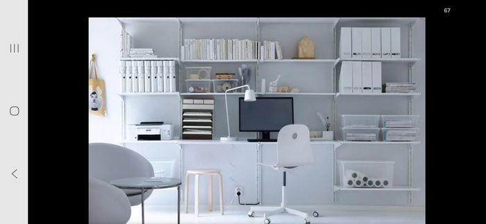Ikea algot wall storage system