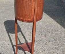 Sheraton Revival Mahogany Jardinere With Satinwood Inlay