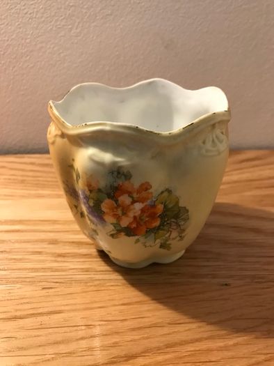 Vintage Vase and Three Section Dish