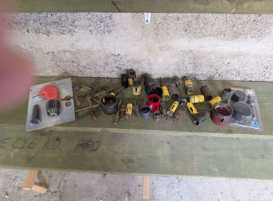 Large selection of drill Accessories