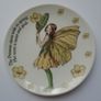 Flower fairy plate, Ornament, Home decor, Collcetables Image 3