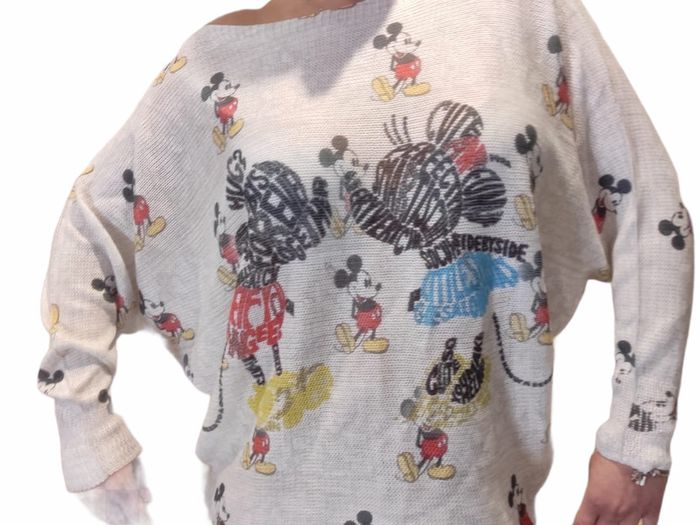 Openwork sweater WOMAN Mickey Mouse Minnie