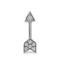 Maria Tash Diamond Arrow Threaded Stud Earring - Pair - Worn Once and Perfect Condition Image 3