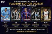 Topps Premier League Flagship Edition 2026/27 Numbered Parallels
