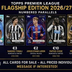Topps Premier League Flagship Edition 2026/27 Numbered Parallels