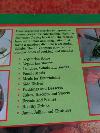 The Colour Library Book of Vegetarian Microwave Cooking Book for Sale