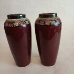 Vintage British Made Ceramic Bud Vases x 2