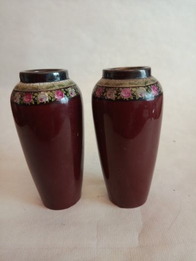Vintage British Made Ceramic Bud Vases x 2