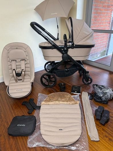 New ICandy peach 7 travel system pram buggy