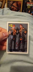 WWF Demolition Smash Signed Card - WWE NM