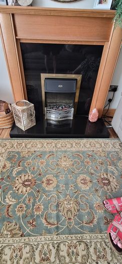 Fireplace and TV stand