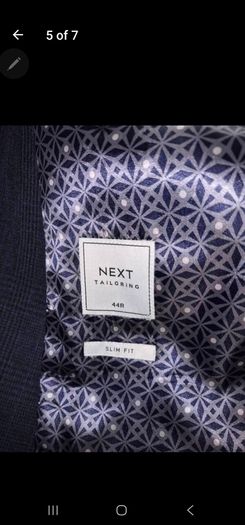 Mens 3 piece next suit