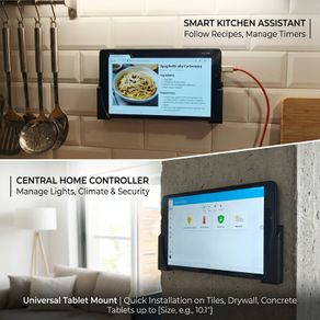 Universal Tablet Mount: Smart Home & Kitchen
