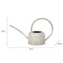 Classic Watering Can 1.1L White Chalk  GT46 Image 2