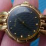 Pulsar Quartz Ladies Watch Black Gold tone Band - New Battery Image 3