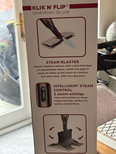 Shark Klik N' Flip Smartronic Deluxe Steam Mop
