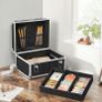 Professional Cosmetic Case Small Aluminium Hairdressing Case Vanity Case Multi-Case Nail Case Beauty Image 3