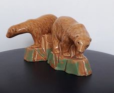 ORNAMENTS  - Vintage - Ceramic - Bears