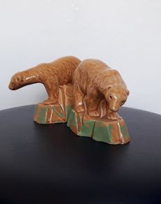 ORNAMENTS  - Vintage - Ceramic - Bears