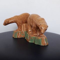 ORNAMENTS  - Vintage - Ceramic - Bears