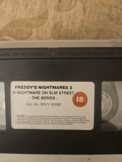 Freddy's Nightmares 2 Vhs Vido Tape. 1988. In Good Condition.