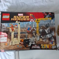 Lego spiderman marvel set 76038 Rhino and Sandman supervillian team up with bonus JJ Jameson figure