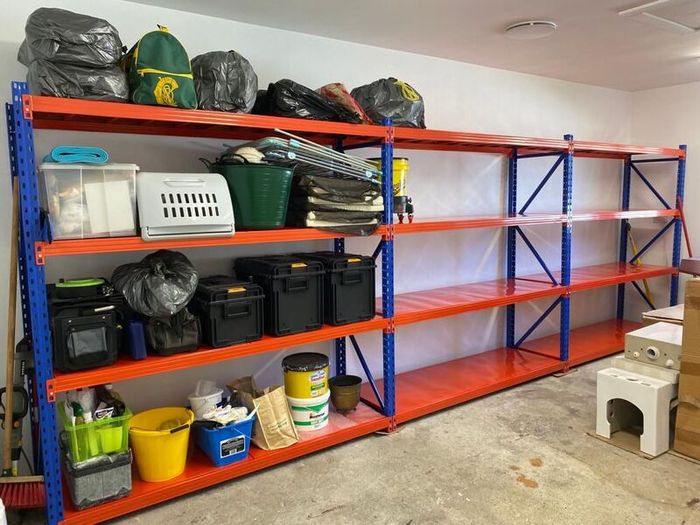 4 Tier Longspan Shelving Racking Bays Heavy Duty