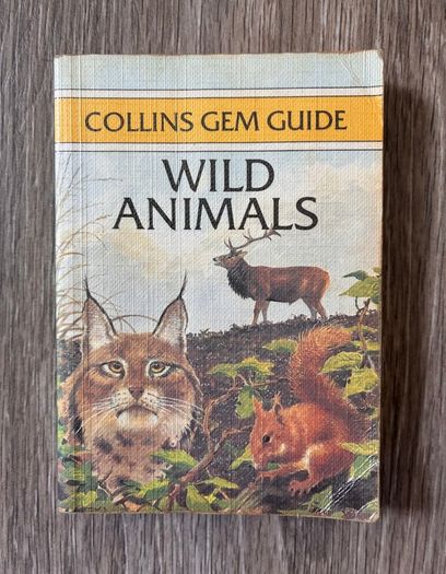 Vintage Wild Animal Reference Small Pocket Size Book