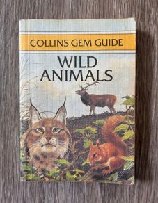 Vintage Wild Animal Reference Small Pocket Size Book
