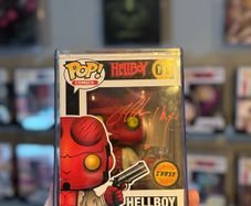 Ron Perlman Signed Hellboy Funko POP! #01 Chase With Horns Autograph