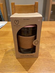 Glass coffee cup