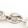925 Italian Silver Bracelet Engraved Larra Image 4