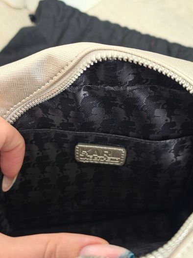 Karl Lagerfeld Silver Crossbody Bag