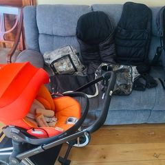 Cybex Priam Platinum with footmuff and car seat Cybex Cloud Q
