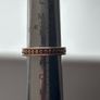 Rose Gold Plated Ladies Sterling Silver Ring Image 6