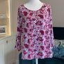 Ladies Pink & White Top from Marks & Spencer Size Medium UK 12 / EU 40 Image 9