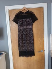 F&F Black  Lace   Dress.   S.12.